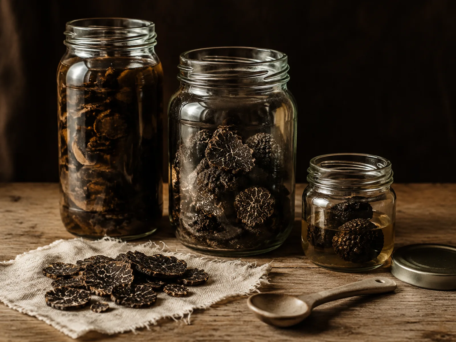 Preserved Black Truffle: Peelings, Pieces & Frozen