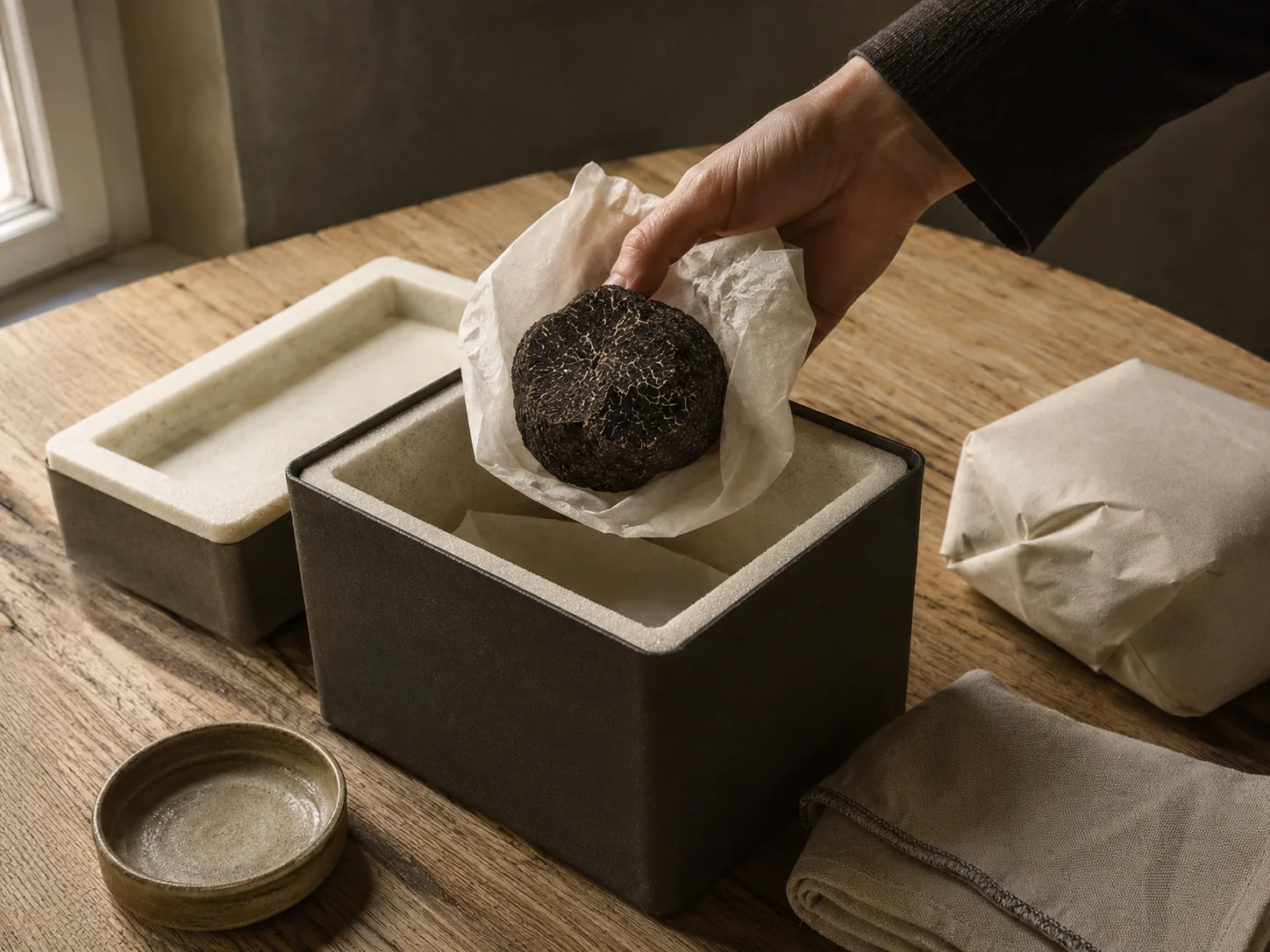 Black Truffle Delivery from the Grower