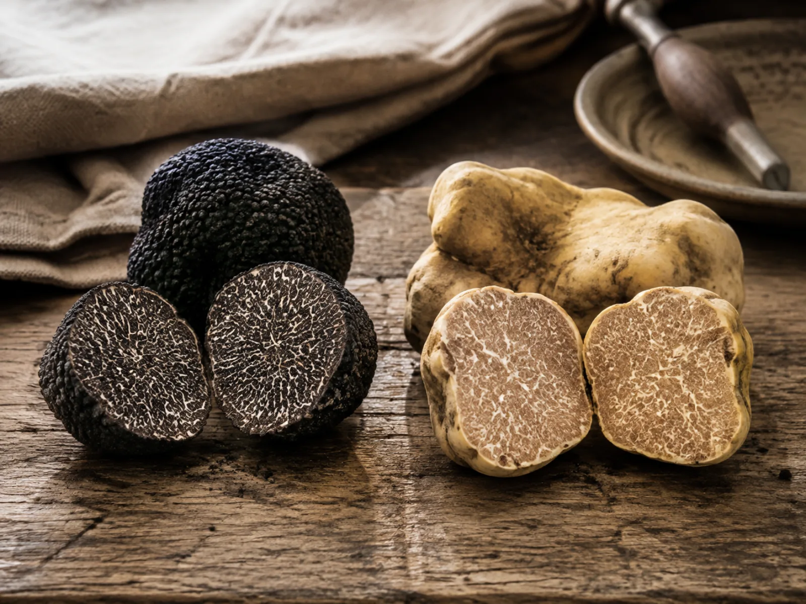 Differenza tra Tartufo Bianco e Tartufo Nero